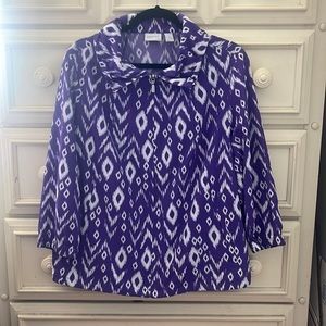 Chico’s Zenergy Neema  Print Jacket.